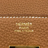 エルメス HERMES バーキン30 W刻 ゴールド ゴールド金具 トゴ レディース ハンドバッグ