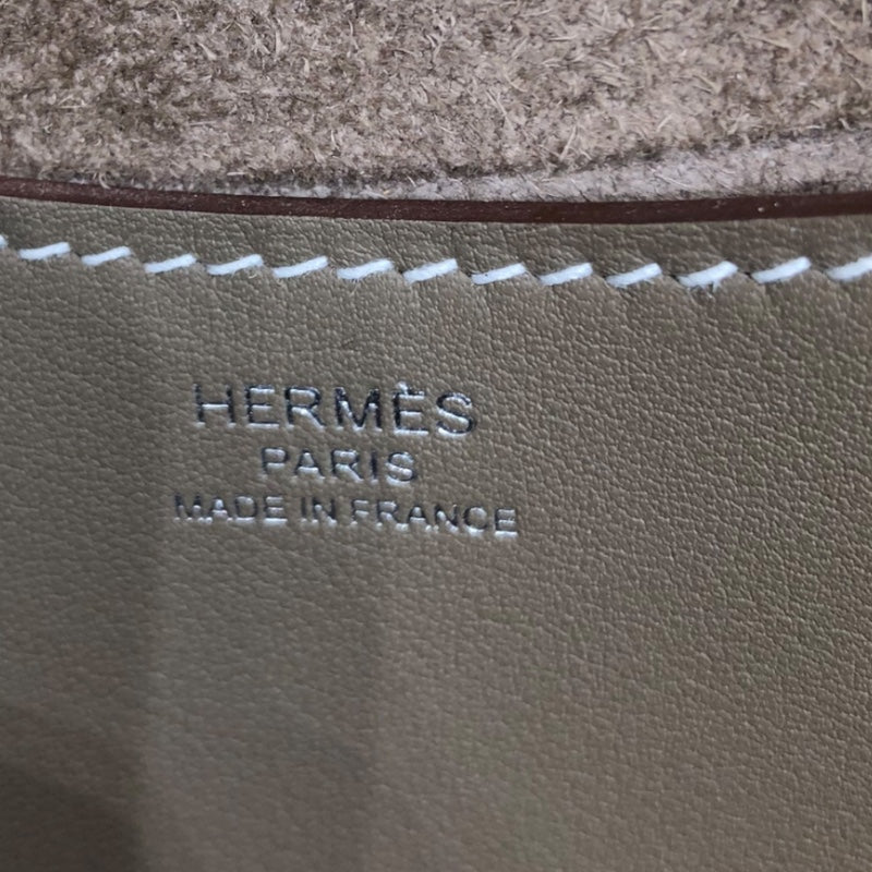 エルメス HERMES インザループ18 B刻 エトゥープ トリヨンクレマンス レディース ハンドバッグ