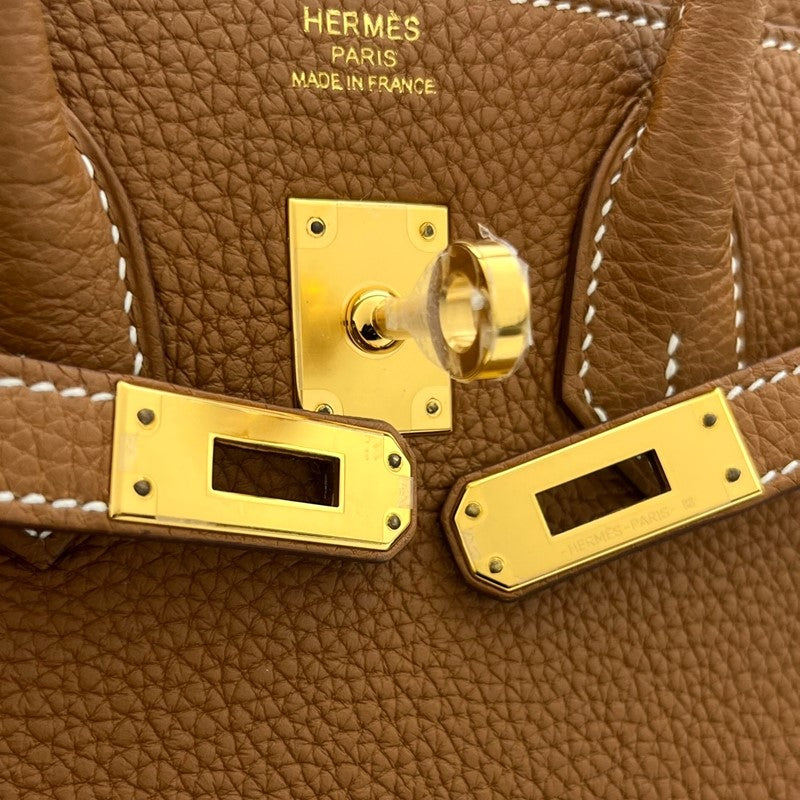 エルメス HERMES バーキン25 B刻印 ゴールド ゴールド金具 トゴ レディース ハンドバッグ