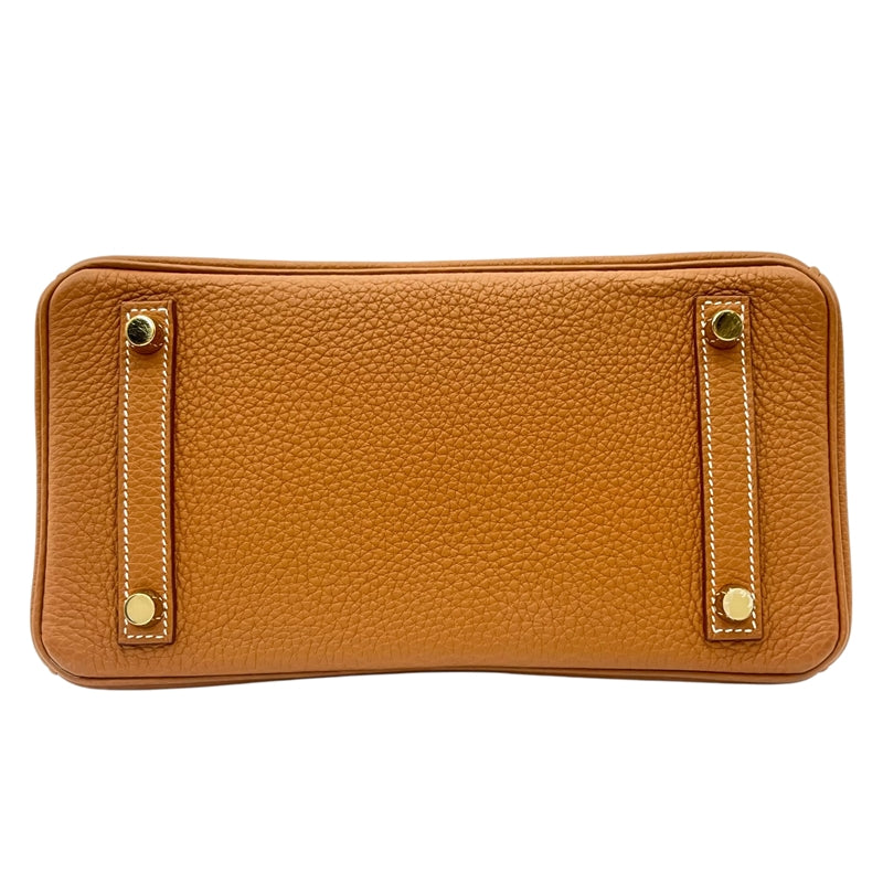エルメス HERMES バーキン25 B刻印 ゴールド ゴールド金具 トゴ レディース ハンドバッグ