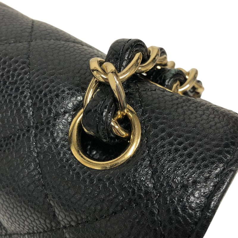 シャネル CHANEL マトラッセ30 A58600 ブラック ゴールド金具 キャビアスキン レディース ショルダーバッグ