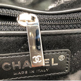 シャネル CHANEL CHANEL22　スモールバッグ ブラック シャイニーカーフスキン レディース ハンドバッグ