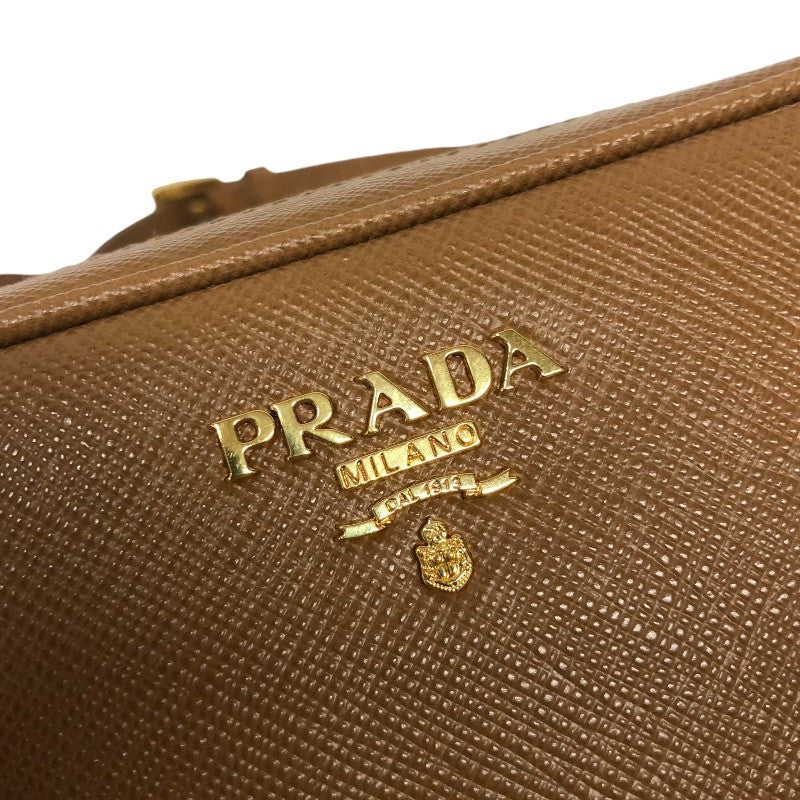 プラダ PRADA サフィアーノ ミニショルダーバッグ 1N1674 ブラウン サフィアーノレザー レディース ショルダーバッグ