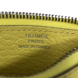 エルメス HERMES ロウリス ルリ スリム B刻 ライム シェーブル レディース ポーチ