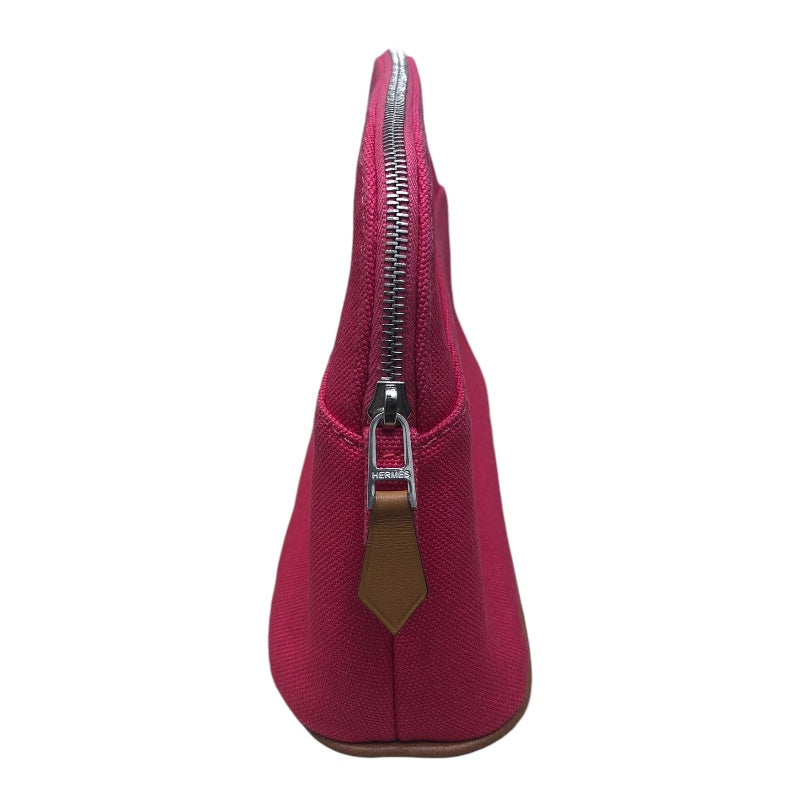 エルメス HERMES ボリードポーチミニ ホットピンク トワル