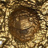 シャネル CHANEL ライオンサンヘッドブローチ ゴールド メタル ユニセックス ブローチ