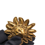 シャネル CHANEL ライオンサンヘッドブローチ ゴールド メタル ユニセックス ブローチ