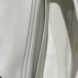 シャネル CHANEL 親子バッグ A04193 ホワイト　GD金具 キャビアスキン レディース ハンドバッグ