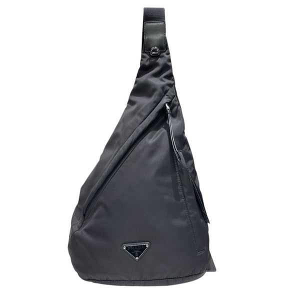 プラダ PRADA Re-NYLON スリングバッグ ブラック ナイロン ユニセックス ショルダーバッグ