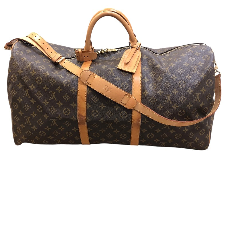 ルイ・ヴィトン LOUIS VUITTON キーポル・バンドリエール60 M41412 ブラウン モノグラムキャンバス ユニセックス ハンドバッグ