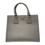 プラダ PRADA ガレリア 2wayバッグ サフィアーノ グレー レディース トートバッグ