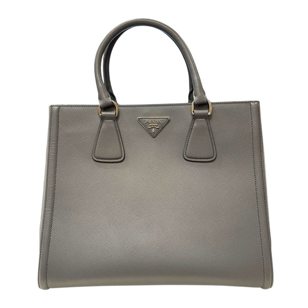 プラダ PRADA ガレリア 2wayバッグ サフィアーノ グレー レディース トートバッグ