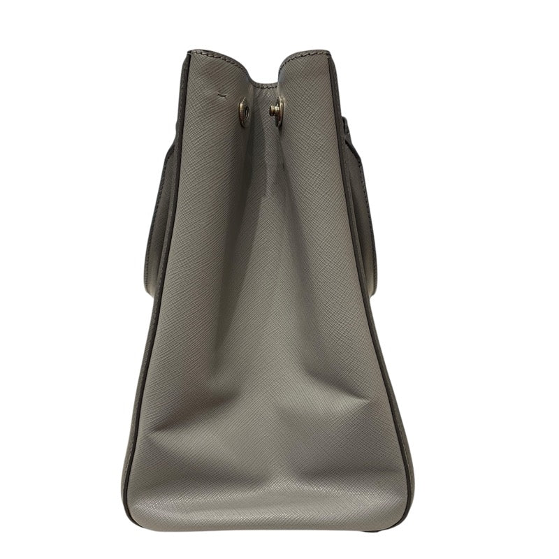 プラダ PRADA ガレリア 2wayバッグ サフィアーノ グレー レディース トートバッグ