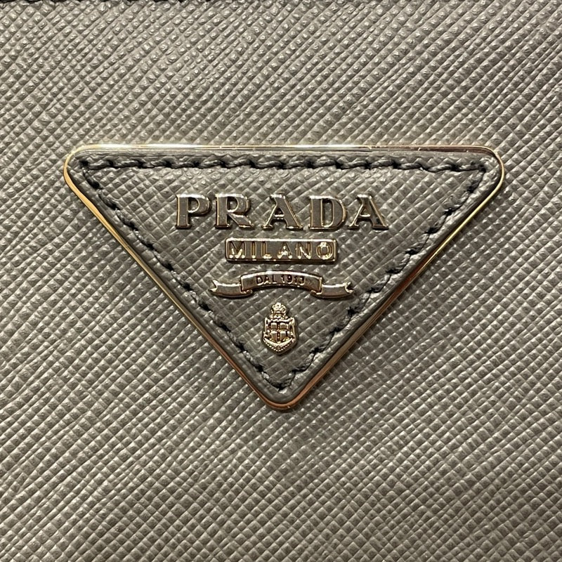 プラダ PRADA ガレリア 2wayバッグ サフィアーノ グレー レディース トートバッグ