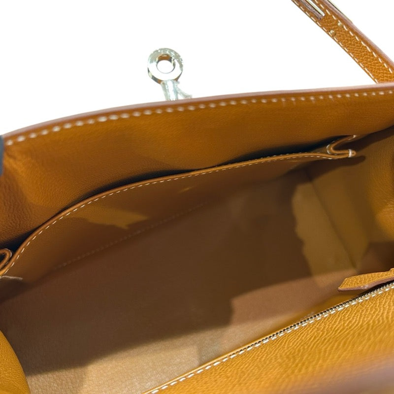 エルメス HERMES ケリー25 外縫い Ｗ刻印 ゴールド・シルバー金具 エプソン レディース ハンドバッグ