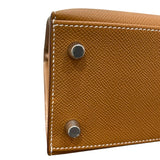 エルメス HERMES ケリー25 外縫い Ｗ刻印 ゴールド・シルバー金具 エプソン レディース ハンドバッグ