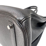 エルメス HERMES バーキン35 □P刻印　(2012年製) ブラック　シルバー金具  トゴ レディース ハンドバッグ