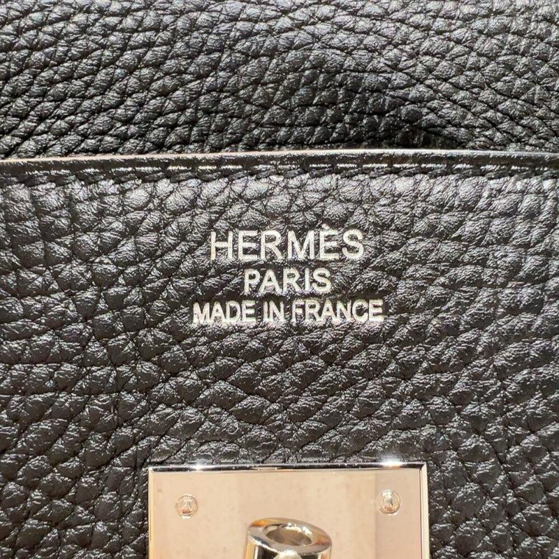 エルメス HERMES バーキン35 □P刻印　(2012年製) ブラック　シルバー金具  トゴ レディース ハンドバッグ