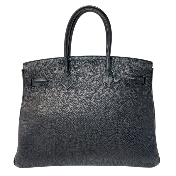 エルメス HERMES バーキン35 □P刻印　(2012年製) ブラック　シルバー金具  トゴ レディース ハンドバッグ