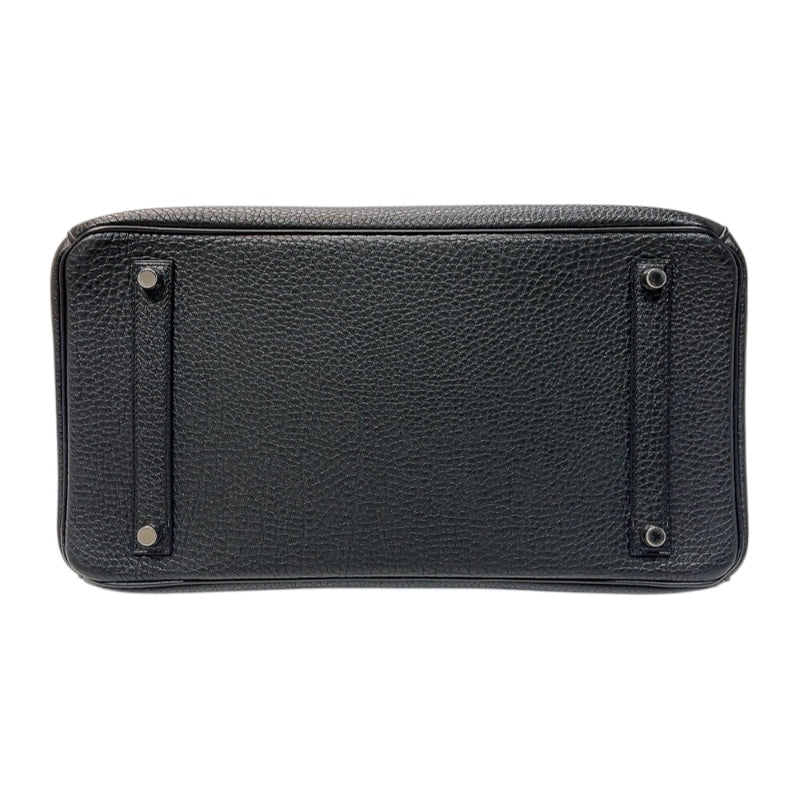 エルメス HERMES バーキン35 □P刻印　(2012年製) ブラック　シルバー金具  トゴ レディース ハンドバッグ