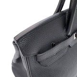 エルメス HERMES バーキン35 □P刻印　(2012年製) ブラック　シルバー金具  トゴ レディース ハンドバッグ