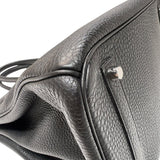 エルメス HERMES バーキン35 □P刻印　(2012年製) ブラック　シルバー金具  トゴ レディース ハンドバッグ