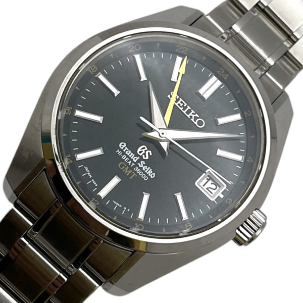 セイコー SEIKO メカニカルハイビート36000 GMT SBGJ005 グリーン ステンレススチール メンズ 腕時計