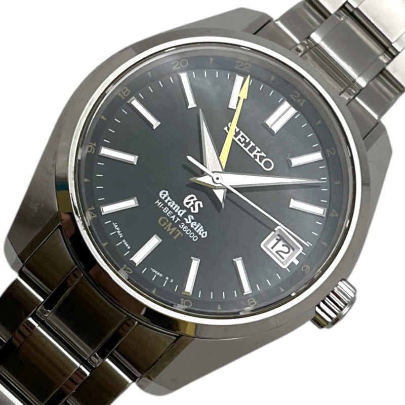 セイコー SEIKO メカニカルハイビート36000 GMT SBGJ005 グリーン ステンレススチール メンズ 腕時計