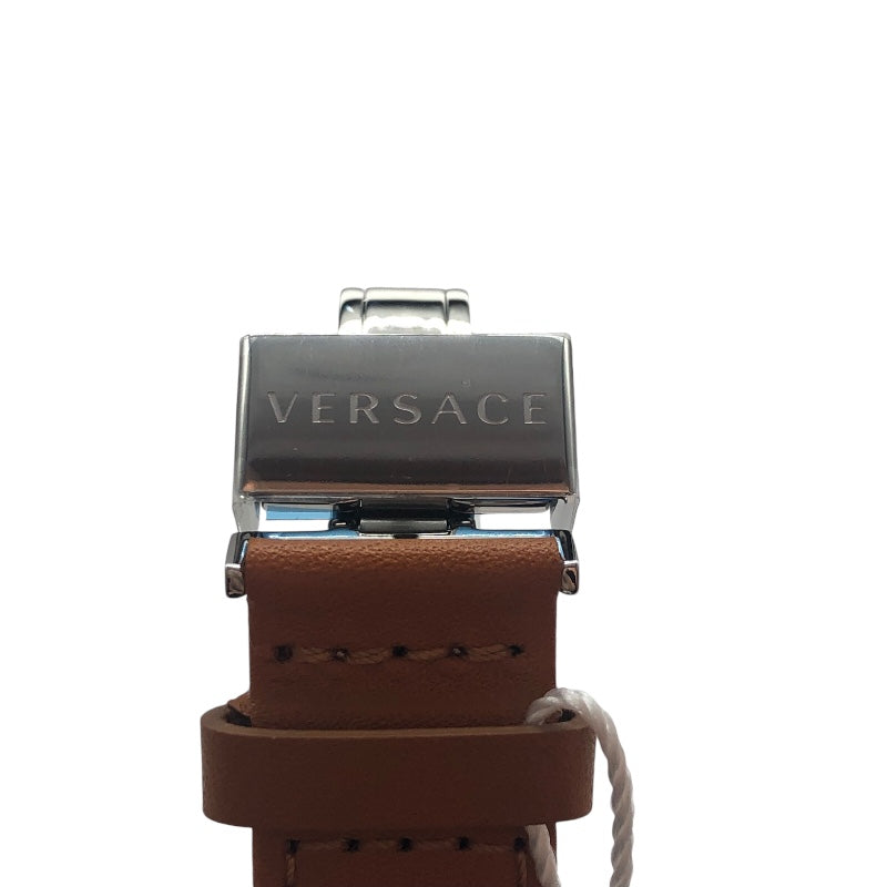 ヴェルサーチ VERSACE ミアンダー VERW01022 シルバー ステンレススチール ピングゴールドPVD レディース 腕時計