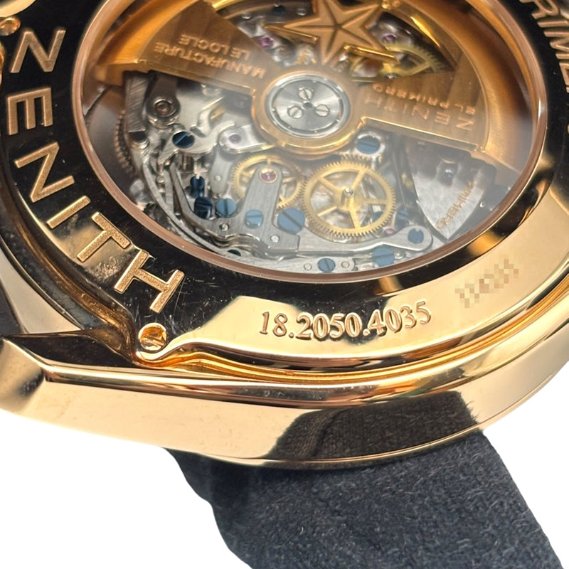 ゼニス ZENITH エルプリメロ トゥールビヨン 18.2050.4035/01