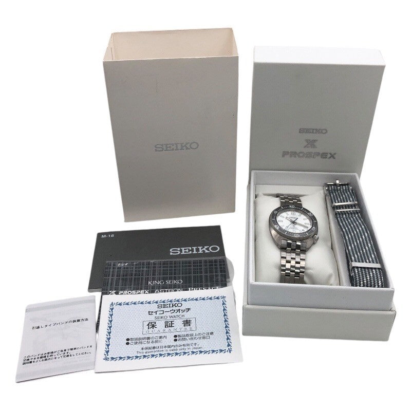 セイコー SEIKO プロスペックス ダイバースキューバ メカニカル セイブザオーシャン SBDC187 シルバー SS メンズ 腕時計