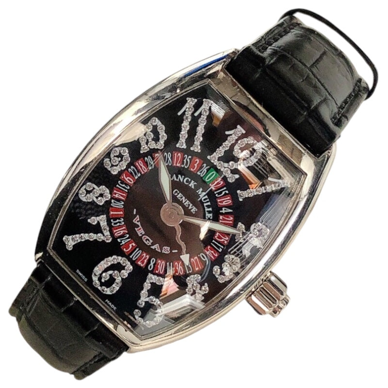 フランク・ミュラー FRANCK MULLER トノーカーベックス ヴェガス 100本限定 5850VEGASCD K18ホワイトゴールド メンズ 腕時計