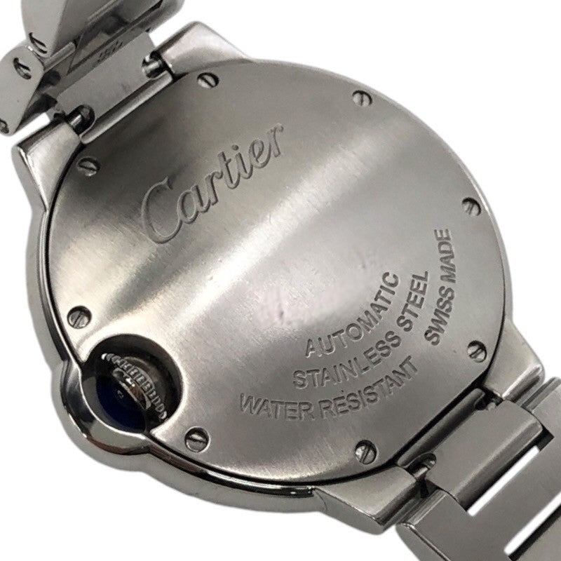 カルティエ Cartier バロン ブルー ドゥ カルティエ 33mm W6920100 ピンク SS 自動巻き レディース 腕時計