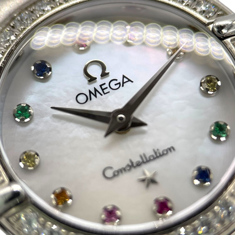 オメガ OMEGA コンステレーション ミニ アイリス 1460.79 ホワイトシェル ステンレススチール クオーツ レディース 腕時計