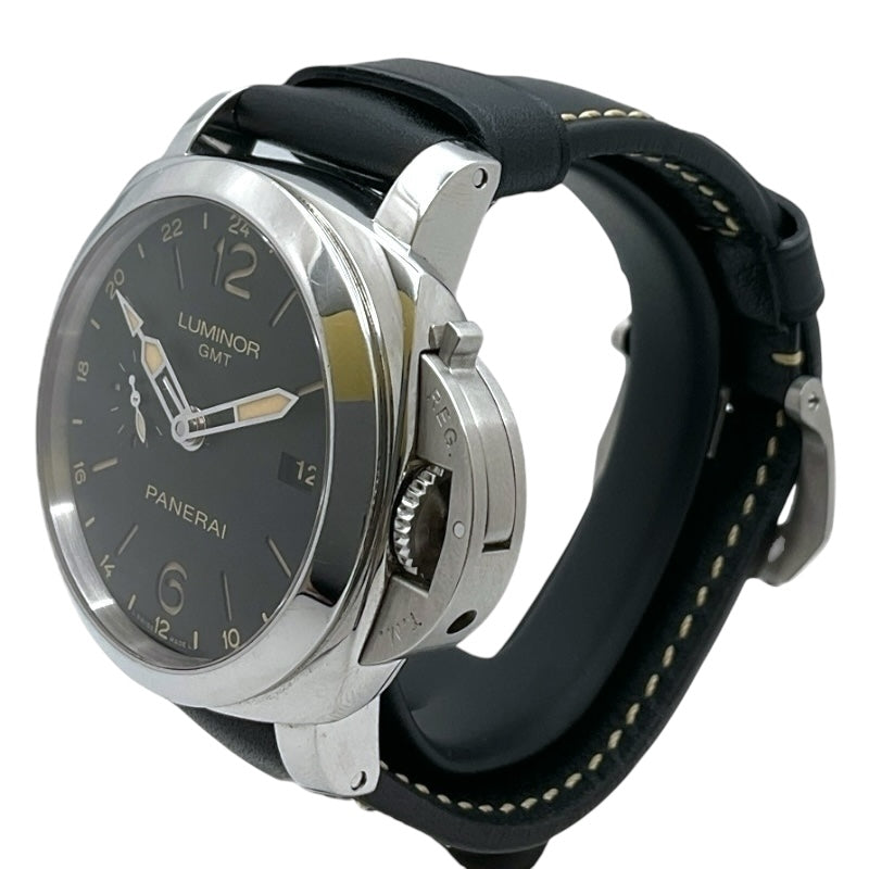 パネライ PANERAI ルミノール1950 GMT アッチャイオ PAM00531 ブラック ステンレススチール レディース 腕時計 |  中古ブランドリユースショップ OKURA(おお蔵)