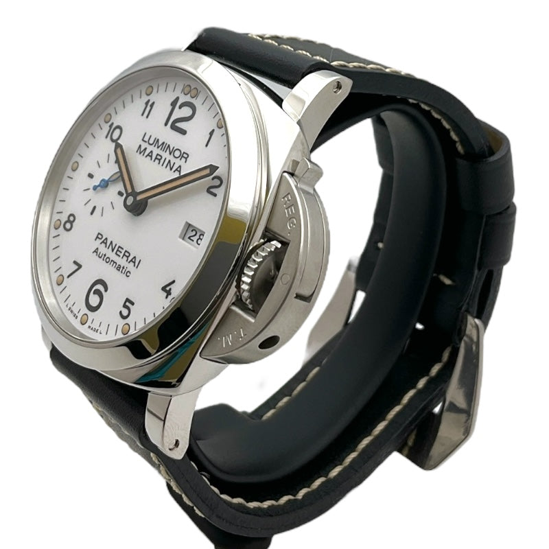 パネライ PANERAI ルミノールマリーナ 1950 3デイズ アッチャイオ PAM01499 ホワイト ステンレススチール メンズ 腕時計