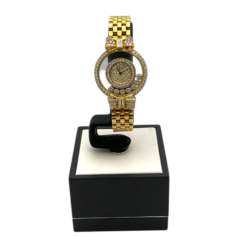 ショパール Chopard ハッピーダイヤモンド 4091/1 ゴールド K18イエローゴールド クオーツ レディース 腕時計