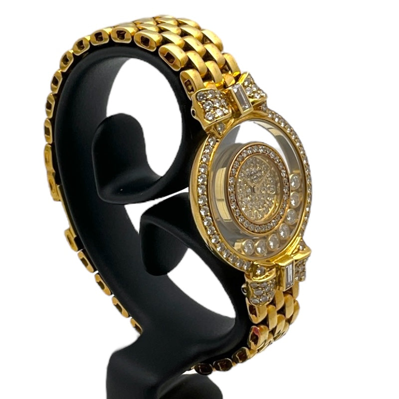 ショパール Chopard ハッピーダイヤモンド 4091/1 ゴールド K18イエローゴールド クオーツ レディース 腕時計