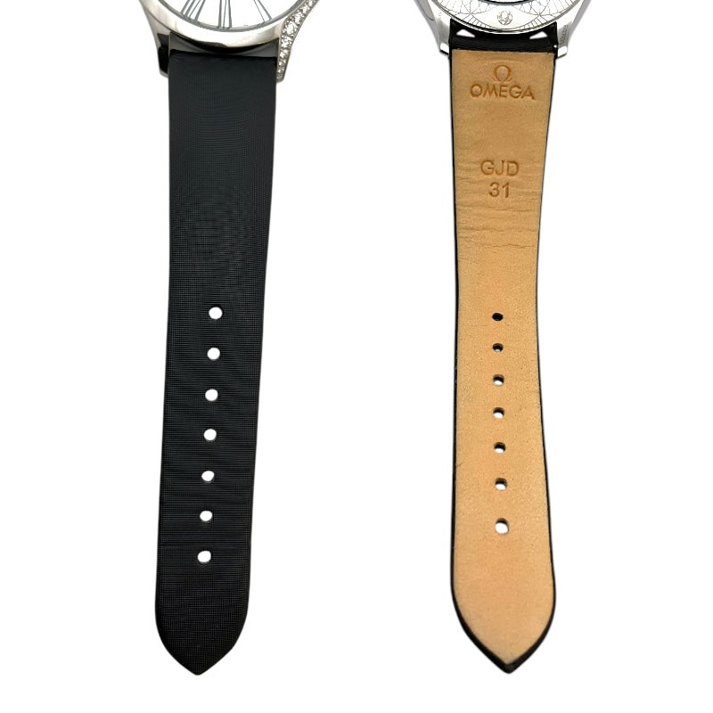 オメガ OMEGA デビル トレゾア ホワイトシェル 428.17.36.60.05.001 ブラック ステンレススチール レディース 腕時計