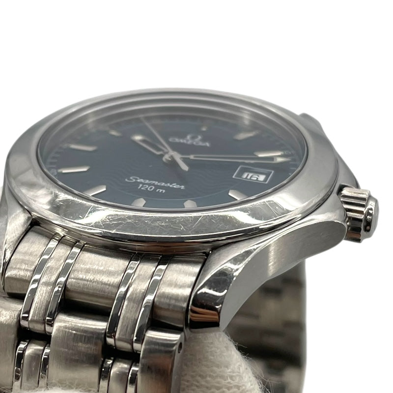 オメガ OMEGA シーマスター 120M 2511.81 ブルー SS クオーツ ユニセックス 腕時計