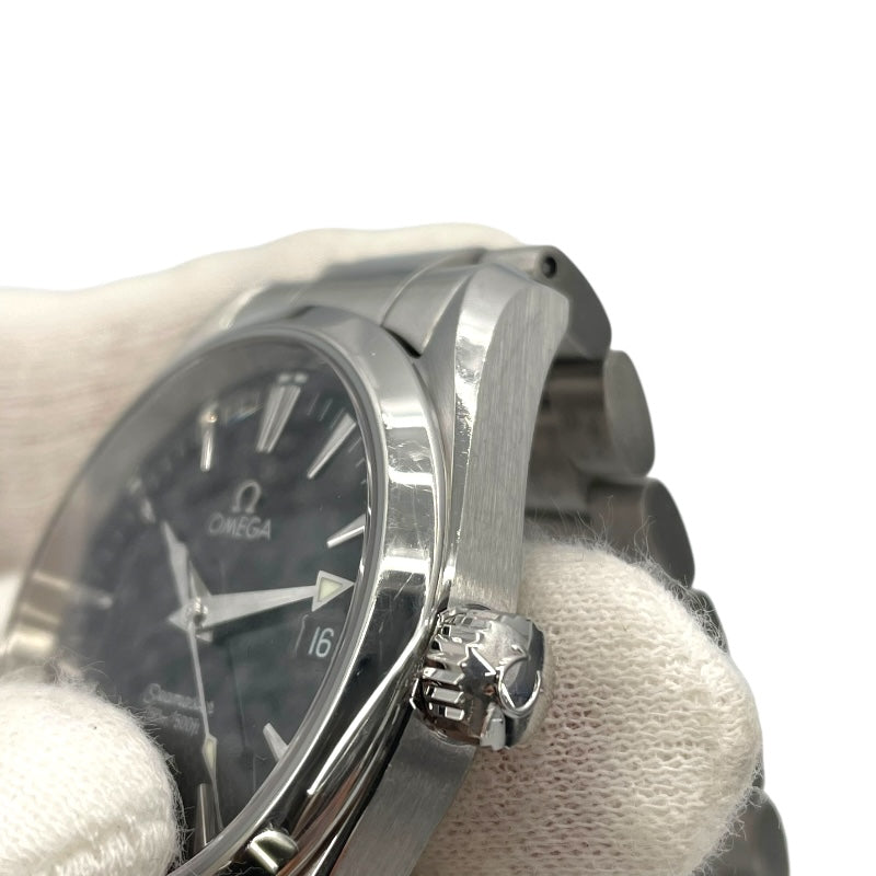 オメガ OMEGA シーマスター アクアテラ 150M 2518.50 ブラック SS クオーツ ユニセックス 腕時計