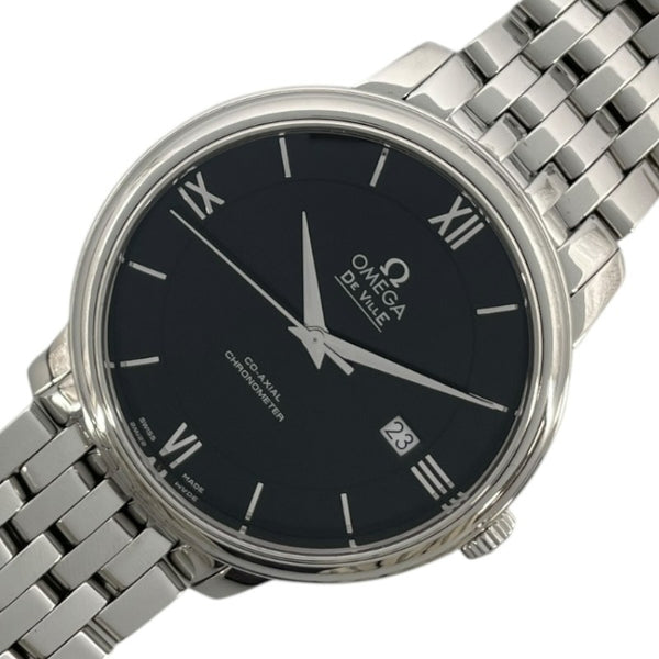 オメガ OMEGA デ・ヴィル プレステージ コーアクシャル 424.10.40.20.01.001 ブラック SS メンズ 腕時計