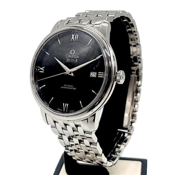 オメガ OMEGA デ・ヴィル プレステージ コーアクシャル 424.10.40.20.01.001 ブラック SS メンズ 腕時計