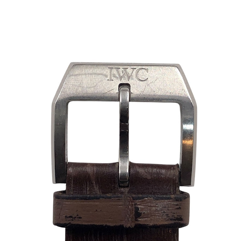 インターナショナルウォッチカンパニー IWC パイロットウォッチ マーク XVIII IW327003 シルバー×ブラウン ステンレス メンズ 腕時計