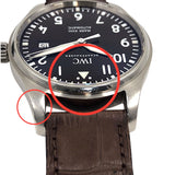 インターナショナルウォッチカンパニー IWC パイロットウォッチ マーク XVIII IW327003 シルバー×ブラウン ステンレス メンズ 腕時計