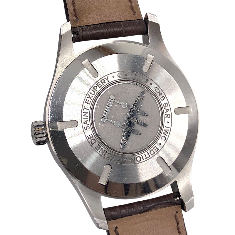 インターナショナルウォッチカンパニー IWC パイロットウォッチ マーク XVIII IW327003 シルバー×ブラウン ステンレス メンズ 腕時計