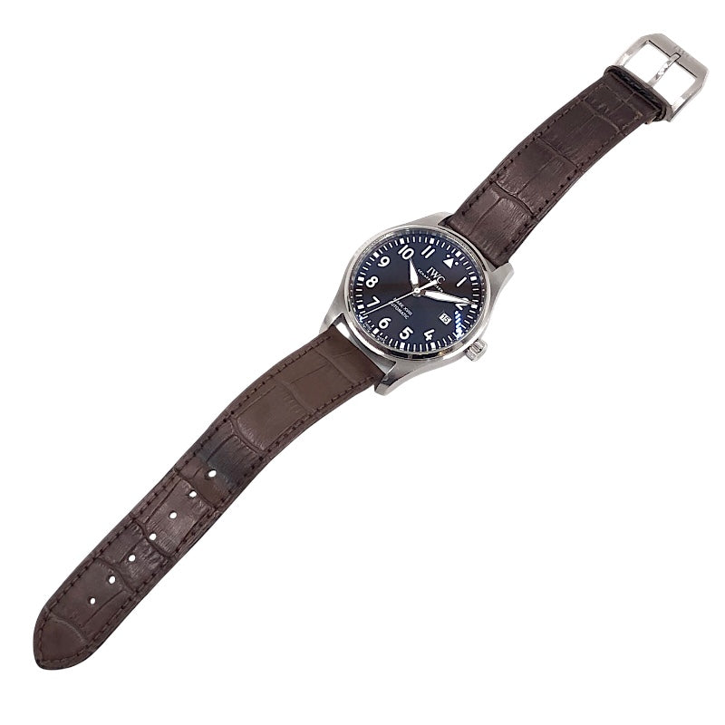 インターナショナルウォッチカンパニー IWC パイロットウォッチ マーク XVIII IW327003 シルバー×ブラウン ステンレス メンズ 腕時計