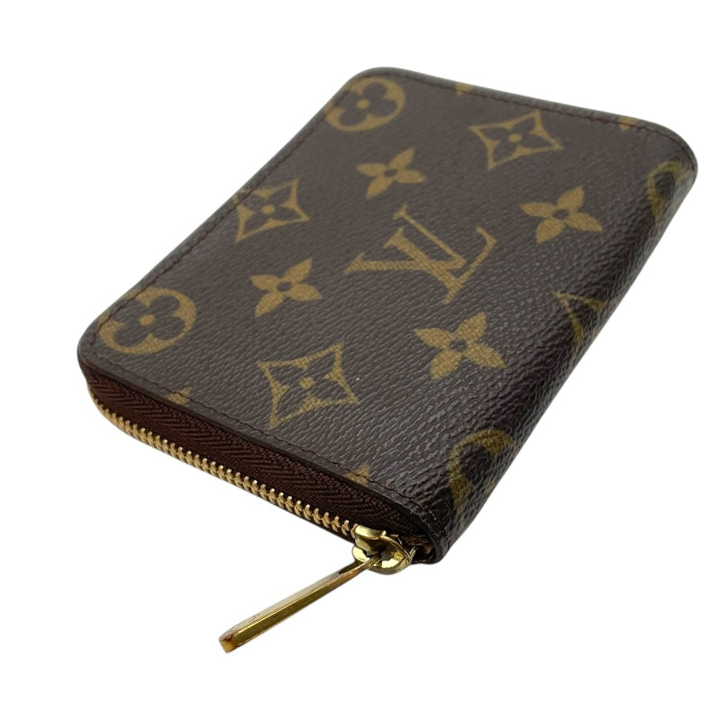 ルイ・ヴィトン LOUIS VUITTON ジッピー・コインパース M60067 ブラウン モノグラム・キャンバス ユニセックス コインケース