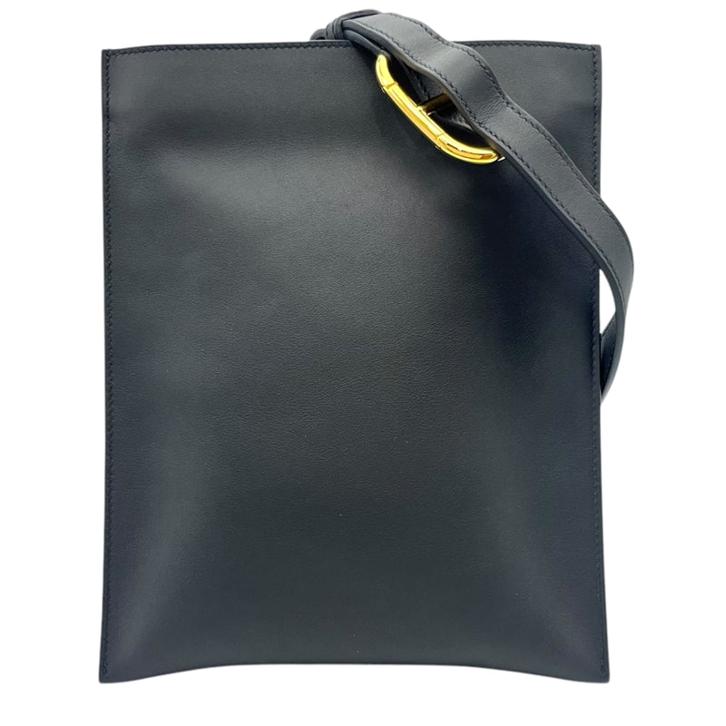 エルメス HERMES ポルトフォイユ ポッシャンプリュス B刻印 ブラック ゴールド金具 スイフト レディース ボディバッグ