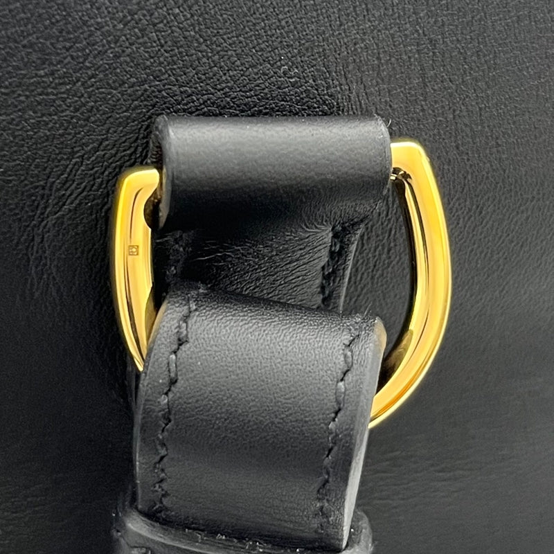エルメス HERMES ポルトフォイユ ポッシャンプリュス B刻印 ブラック ゴールド金具 スイフト レディース ボディバッグ